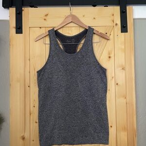 Heather Charcoal Racerback Tank Top - Women's